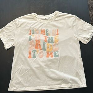 Taylor Swift Bride Bachelorette T-Shirt Women’s XL